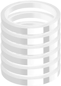 Mifrsnu 6 Rolls 10mm X33M(108Ft) Clear Heat Tape for Heat Sublimation Press No Residue and Heat Transfer Vinyl