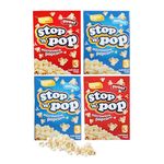 Stop 'n' Pop Sweet and Salt Microwave Popcorn Bundle - 12 x 85g Sachets (4 Boxes)