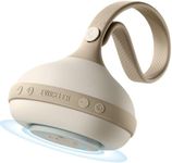 EVOCELER Portable White Noise Sound Machine for Baby Adult with 9 Soothing Sound Memory Function, 64h Powerful Battery for Home Travel Office, Toddler Lock, Reinforced Clip, Baby Registry Gift White