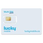 Lucky Mobile SIM Card | Super Cheap Canadian Prepaid Plans | No Credit Check, No long-term commitment, No data overage