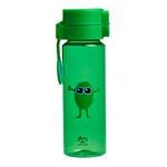 Tinc Kids' Hugga Tribal Character Design Flip and Clip Lockable Leak-Proof Water Bottle, Green, 500 ml