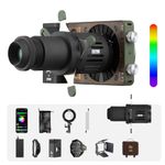 ZHIYUN MOLUS X100 RGB PRO [Official] V2 Upgraded Version 100W Portable Video Light Professional Photography Mini Spotlight (ZY Mount) Conical Optical Snoot kit Photography Studio Video Lighting