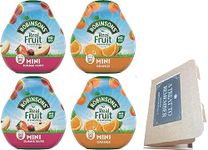 Robinsons Squash’d – 2 Flavour Pack – 2X Robinsons Orange and 2X Robinsons Summer Fruits – No Added Sugar – Real Fruit in Every Drop