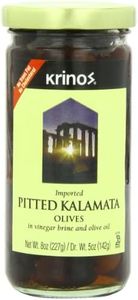 Krinos Olives, Pitted Kalamata, 8 Ounce (Pack of 6)