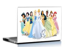 PIXELARTZ Laptop Skin - Princesses - HD Quality-15.6 Inches - Multi-Colour