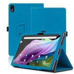 Case for Acer Iconia Tab P10, 10.4 inch, Acer Iconia Tab P10 Tablet Case, Folding Stand Protective Cover with Pencil Holder and Wrist Strap, Full Protection. (Light Blue)