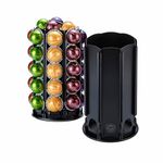 Rice Rat Coffee Pod Carousel Holder with Central Additional Pods Storage for VertuoLine Pods (40+ pods)