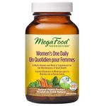 MegaFood Women's One Daily| Whole Food-Based Multivitamin with Iron Supplements| Vitamin E, Vitamin B12, Biotin, Zinc| Supports Optimal Health and Wellbeing| Loaded with Antioxidants| Ideal for Women Under 40| Helps in Energy Metabolism & Thyroid Gland Function| Convenient Once-a-Day Tablet |72 Tablets