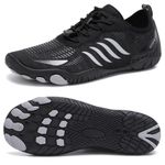 Barefoot Shoes Womens Mens Wide Toe Box Water Shoes Barefoot Trainers Women Men for Walking Running Gym Beach Surf Driving