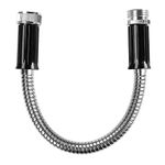 Beaulife Metal Short Garden Hose 1 Foot Connectors, Drainage Hose for Dehumidifier Small Water Hose Extension High Pressure Bib Reel Extender, Drinking Water Hose for RV Outdoor