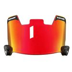 BARNETT Reve Visor for American Football Helmet (Red)