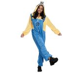 Rubies 1001772S-M000 Minon Adult Onesie Minion Fancy Dress, Multicoloured, S-M