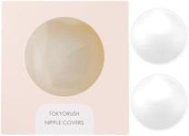 TokyoRush Nipple Covers No Show. Body Nipple Cover. Alternative to strapless bra, bras for women & boob tape (D+ Cups). Lingerie for women. Sticky bra.