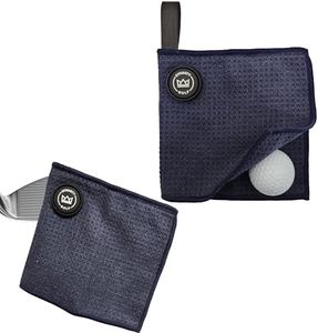 Small Golf Towel - Magnetic Golf Ball Towel Small Golf Greens Towel - Golf Ball Cleaner Towel for Around The Greens - Golf Pocket Towel and Magnet Golf Hand Towel