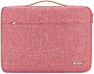 NIDOO 11" Laptop Sleeve case Notebook Bag Protective Handbag for 12.9" iPad Pro 2020 cellular 2018 /13" MacBook Air 2018/13" MacBook Pro Touch Bar / 12.3" Surface Pro 6/12" Samsung Galaxy Book2,Red