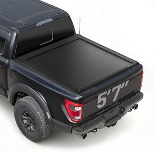 WOLFBOX Power Retractable Tonneau Cover for Ford 2015-2026 F150/2022-2026 Lightning EV/2017-2026 Raptor. Fits 5'7 Bed. Electric Aluminum Truck Bed Cover with Remote Control & App