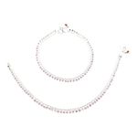Shree Shobha Collection Silver Anklet Payal for Girl And Womens Size-10.5 inch Weight- 21g
