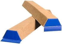 Tumbl Trak 4ft Sectional Gymnastics Training Floor Balance Beam (2 Pack), colors may vary