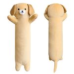 Long Dog Plush Boby Pillow - Cute Dog Body Pillow Kawaii Dog Plushie, Long Dog Stuffed Animals Hugging Body Pillow for Kids Birthday Gifts for Girls and Boys