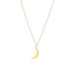 Glimmerst Crescent Moon Necklace, 1