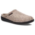 HAFLINGER Unisex AT Wool Hard Sole Slippers, Natural, 40EU