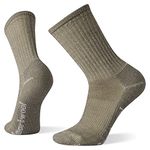 SmartWool Hike Classic Edition Light Cushion Crew Socks, Taupe, Large