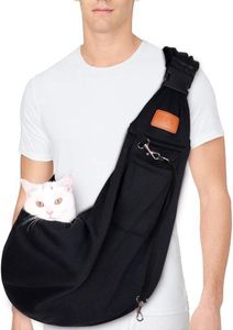 FDJASGY Small Dog Sling Carrier – Hands-Free Pet Travel Bag