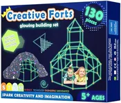 130 Pcs Fort Building Kit for Kids 