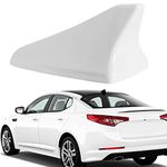 AMSPRAC Shark Fin Antenna Cover,Car Antenna Caps fit for Kia Optima 2014-2020,Sonata 2015 2016 2018 2019,Genesis Sedan G80 2015-2017,Genesis Coupe 2013-2015,Elantra Sedan 2011-2016,(Not Sport) White