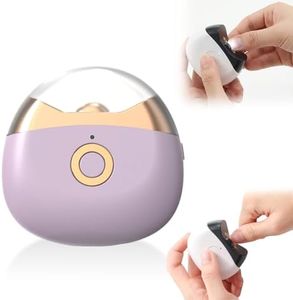 Electric Nail Clippers, 2026 New Electric Automatic Nail Trimmer with Light and Nail Scraps Storag, 360° Silent Auto Fingernail Cutter and Polishing Trimmer Baby Nail Trimmer Electric (Purple)