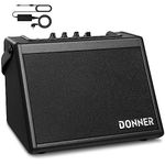 Donner Mini Electric Drum Amp 20W，Wireless Electronic Drum Amplifier Keyboard Speaker DDA-20 Protable for Home Practice