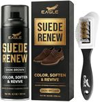 Suede & Nubuck Renovator Color Spray 250mL With 3-Way Brush (Dark Brown)
