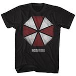 American Classics Resident Evil Horror Science Fiction Film Video Game Umbrella Adult T-Shirt Tee