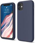 elago Liquid Silicone Case Compatible with iPhone 11 case (6.1 inches), Silicone Mobile Phone Case, All-round Protection: 3-layer Protective Case, Raised Edge for Screen and Camera (Jean Indigo)