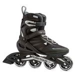 Rollerblade Zetrablade Men's Adult Fitness Inline Skate, Black and Silver, Performance Inline Skates