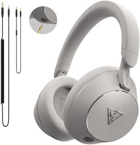 DOQAUS DJ Headphones Professional Wired Studio Monitor Headphones Over Ear for Music Recording and Mixing 50mm Drivers Stereo Headset with Dual Jack for Electric Guitar Keyboard Piano Laptop