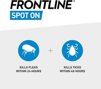 Frontline Flea & Tick Treatment for Small Dogs – 3-Pack