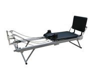 nexace Pilates Reformer Machine ,Foldable Pilates Machine Equipment for Home (black/extended)