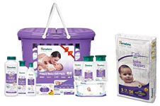 Himalaya Gift Pack & Baby Small Size Diapers (54 Count) - Blue