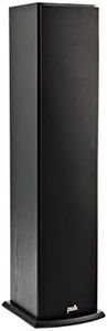 Polk Audio T50 150w Home Theater Standing Tower Speaker | Premium Sound at a Great Value | 38 - 24000Hz | 5 Way Binding Posts (T50-BLACK)