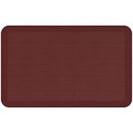 GelPro 816825012469 Designer Comfort Grasscloth Crimson Ergo-Foam Anti-Fatigue Kitchen Floor Mat