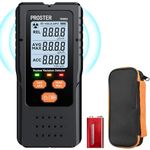 Proster Geiger Counter Nuclear Radiation Detector - 3 in 1 Radiation Detector for Beta Gamma X-Ray with Visual Audible Alarm 2.4" HD Display & 3-Colour Bar Digital Dosimeter with Storage Bag
