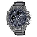 Casio Edifice ECB-900MDC-1ADR Gray Analog-Digital Dial Gray Ion Plated Stainless Steel Band Men's Watch Smartphone Link World Time ED527