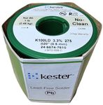 Kester 24-9574-7610 K100LD Lead-Free No Clean Wire Solder.020" Diameter-Low Cost Alloy