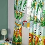 Jungle-Tastic Lined Curtains