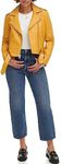 Levi's Women's Belted Faux Leather Moto Jacket (Regular & Plus Size), Gold, Medium