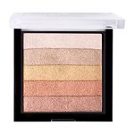 MARS 5 Shades in 1 Brick Highlighter Palette | Blush Topper for Face Makeup | Compact size (7.5g) (Shade-04)