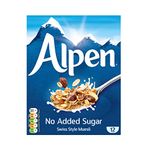 Alpen No Added Sugar Swiss Style Muesli, 10 x 550g