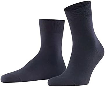 FALKE Men's Airport Wool Short Socks, Blue (Dark Navy 6370), 9.5-10.5