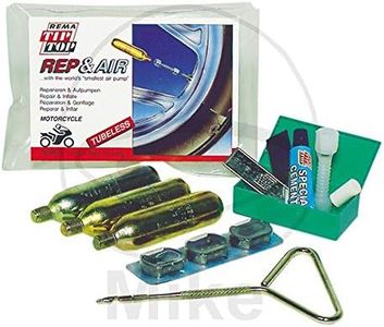 Rep & Air MotorCycle Tubeless Tyre repair kit